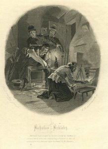 Nicholas Nickleby: Newman Noggs i Wackford Squeers, 1867