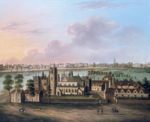 „Pałac Lambeth”, c1685 autorstwa FW Smith