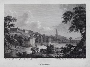 Malton (grawerowanie) autorstwa F. (after) Nicholson