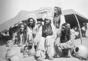Grupa Brahui ze Wschodniego Beludżystanu, 1902