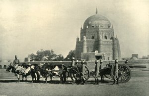 Indyjska artyleria garnizonowa z ciężką baterią 40-pr. M.L. Sprzęt - Zamówienie Wiertła Khaki, 1901.