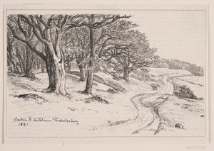 Z Hestehaven, Frederiksborg autorstwa F. Hendriksen