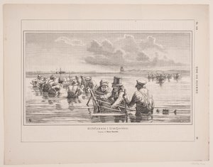 Wędkarze w Limfjord autorstwa F. Hendriksen