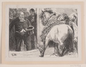 Ilustracja do „Oblubienicy dżentelmena” autorstwa F. Hendriksen