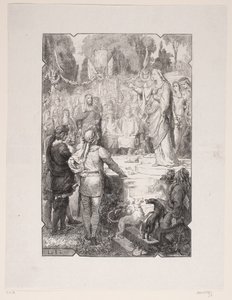 Dwór miłości w Narbonne autorstwa F. Hendriksen