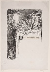 Szturm w górach autorstwa F. Hendriksen