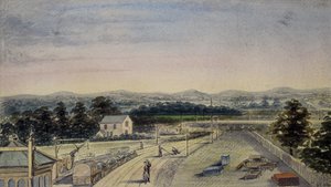 View from bridge at railway station, Lingfield, Surrey looking towards Crowhurst autorstwa F. J. P.