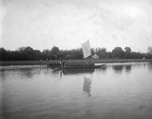 Rzeka Hooghly, Alipore, Indie, 1905-1906