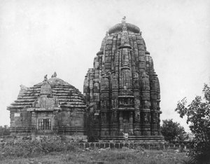Świątynia Lingaraj, Bhubaneśwar, Orissa, Indie, 1905-1906