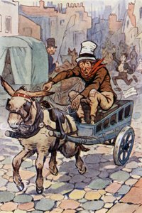 Ilustracja do Davida Copperfielda (kolor lito)