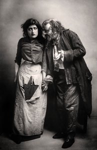 Constance Collier 1878-1955 i Herbert Beerbohm Tree 1853-1917, aktorzy angielscy, 1906. autorstwa F. W. Burford