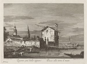 Im piękniej wygląda... autorstwa Fabio Berardi after Canaletto