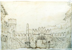 Oprawa scenograficzna F. Galliariego do opery Caton d