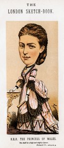 Aleksandra Danii, księżna Walii, 1874.