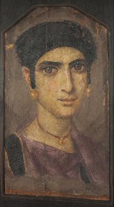 Portret młodej damy, II wiek. OGŁOSZENIE autorstwa Fayum mummy portraits
