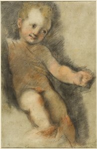 Chrystus z Dzieciątkiem: Studium do Madonny di San Giovanni autorstwa Federico Barocci