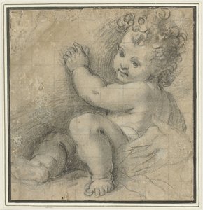 Dzieciątko Jezus ręką Maryi autorstwa Federico Barocci