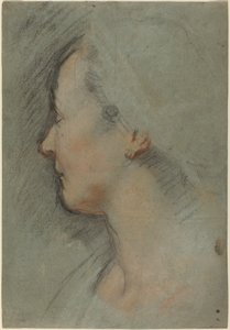 Głowa kobiety autorstwa Federico Barocci