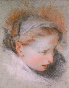 Głowa kobiety autorstwa Federico Barocci