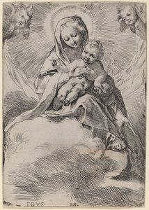 Madonna w chmurach autorstwa Federico Barocci