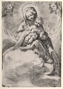 Madonna w chmurach autorstwa Federico Barocci