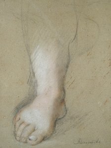 Studium stopy, koniec XVI wieku autorstwa Federico Barocci