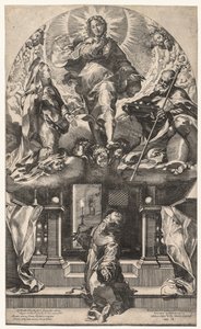 Wizja św. Franciszka, 1581. autorstwa Federico Barocci