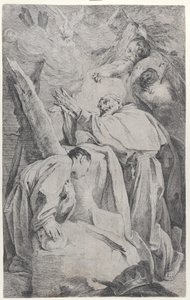 Ekstaza Błogosławionego Piero Gambacortiego z Pizy, ca. 1725-28. autorstwa Federico Bencovich
