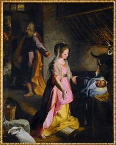 Szopka ... (obraz na płótnie) autorstwa Federico Fiori Barocci or Baroccio