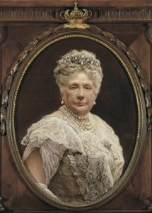 Portret Izabeli Borbońskiej, infantki hiszpańskiej, córki Izabeli II i siostry Alfonsa XII (olej na płótnie) autorstwa Federico Godoy y Castro