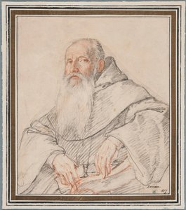 Portret brodatego mnicha autorstwa Federico Zuccaro