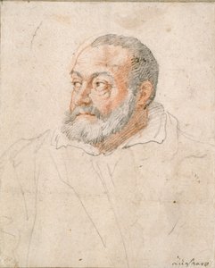 Portret mężczyzny, Barozzi da Vignola, XVI w. autorstwa Federico Zuccaro