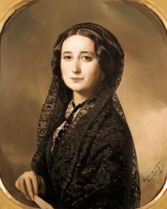 „Portret hiszpańskiej poetki Karoliny Coronado (1823-1911)” (malarstwo)