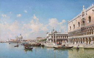 Pałac Dożów i Santa Maria della Salute, 1896 r.
