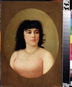 „Portret włoskiej baletnicy Virginii Zucchi (1849-1930)” Obraz Fiodora Andreyevicha Bronnikova (1827-1902) 1889 Muzeum Sztuki Tuganowa Północnej Osetii, Władykaukaz autorstwa Fedor Andreevich Bronnikov