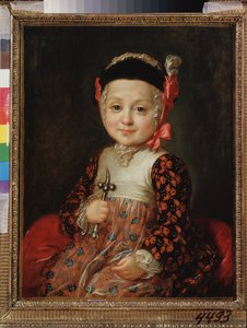 Portret Aleksieja Grigorievicha Bobrinskiego (1762-1813) jako dziecko. (nieślubne dziecko Katarzyny II