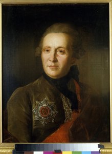 Portret poety Aleksandra Sumarokowa (1717-1777) (Portret poety A. Sumarokowa). Obraz Fiodora (Fedora lub Fiodora) Stepanovicha Rokotova (1735-1808), olej na płótnie, ok. 1770-1780. XVIII-wieczna sztuka rosyjska. Państwowe Muzeum Sztuki Republiki Łotwy, Ryg autorstwa Fedor Stepanovich Rokotov