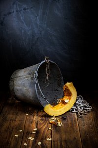 Rustykalna jesienna martwa natura autorstwa Felice Angelino