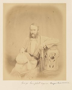 George Campbell, dziedzic, bengalska służba cywilna autorstwa Felice Beato