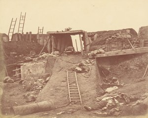 Wnętrze Angle of North Fort autorstwa Felice Beato