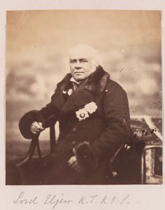James Bruce ósmy hrabia Elgin, 1860 autorstwa Felice Beato
