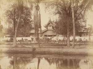 Mandalay, obecnie Syim Khana U.B.C. autorstwa Felice Beato