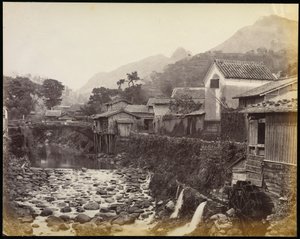 Nagasaki z rdzennych miast Creek autorstwa Felice Beato