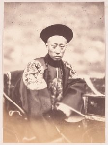 Książę Gong Q w Net of China, 1860 autorstwa Felice Beato