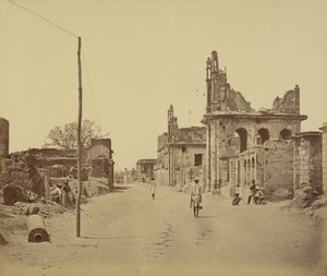 Droga do Cawnpore, Lucknow autorstwa Felice Beato