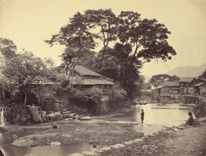 Zobacz w rodzimym mieście, Nagasaki autorstwa Felice Beato