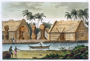 „Grób Tamahamah w Kaiakakooa, Wyspy Sandwich”, c1820-1839