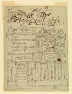 Rysunek, Atalanta i Hippomenes, ok. 1800 r. autorstwa Felice Giani