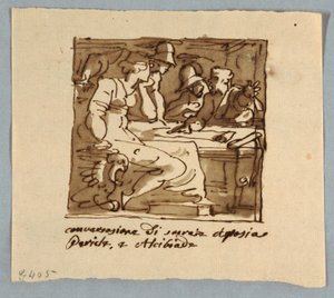 Sokrates, Perykles, Alkibiades, Aspazja w dyskusji