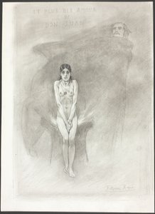 Największa miłość Don Juana autorstwa Félicien Rops